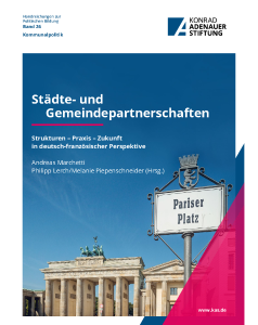 Deckblatt Publikation »Städte- und Gemeindepartnerschaften - Handreichungen zur Politischen Bildung«