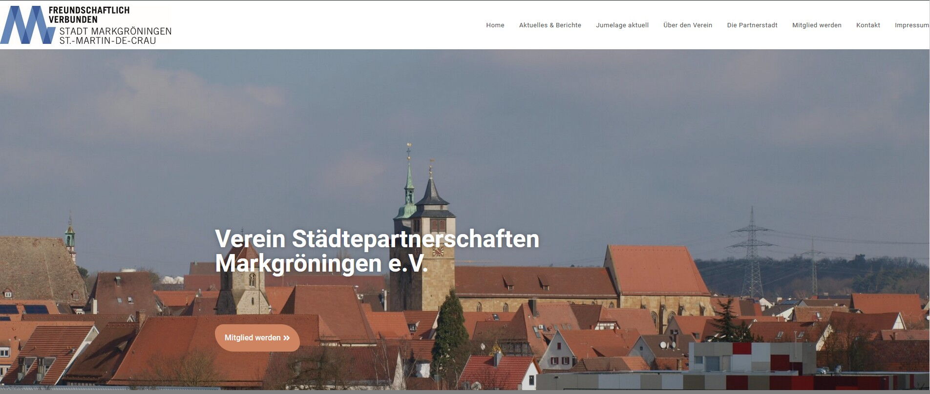 Nouveau site web de l'association de jumelage de Markgröningen