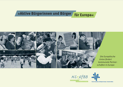 Deckblatt Broschüre »Aktive Bürgerinnen und Bürger für Europa«