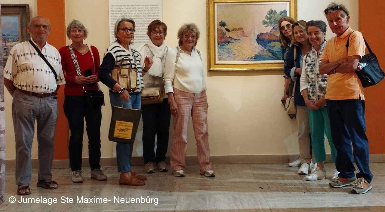 Teilnehmer im Museum