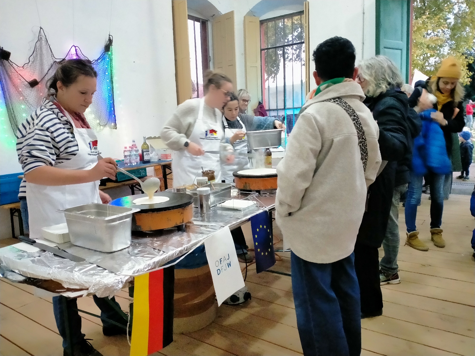 Crêperie de l'IGP à la fête des lumières « Edingen-Neckarhausen leuchtet »