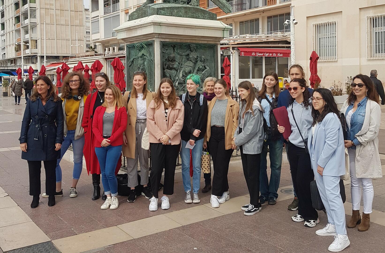 Photo de groupe à Toulon