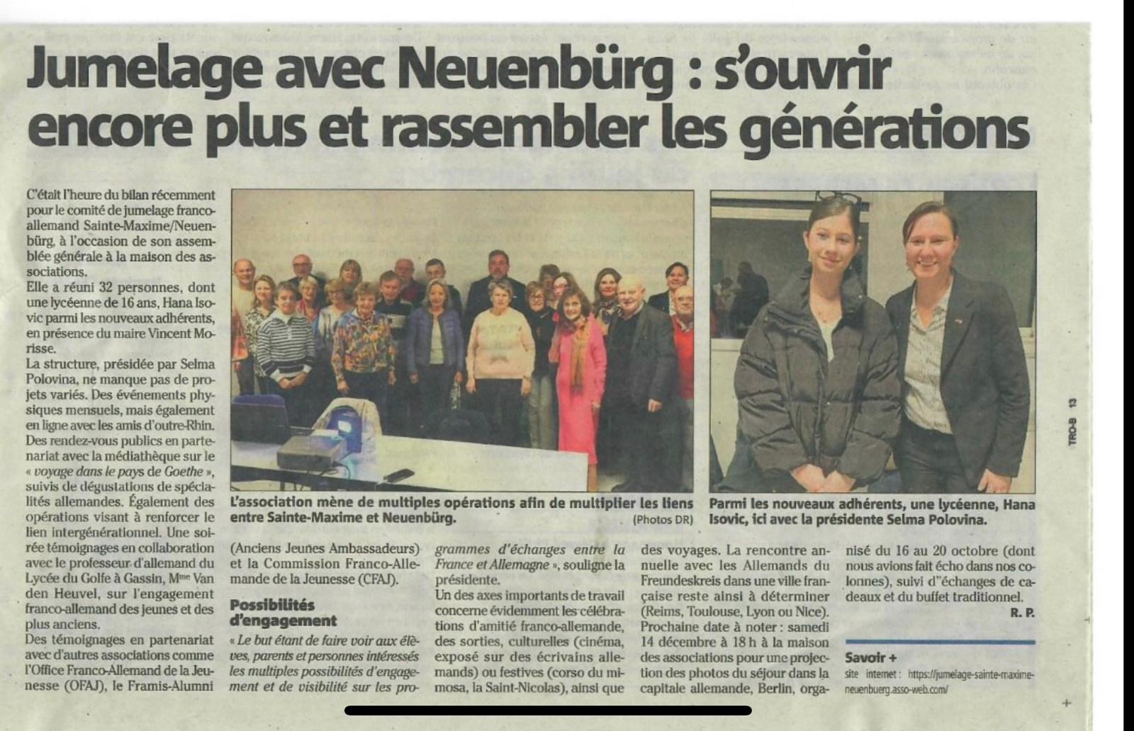 2024.AG Sainte-Maxime CR Var Matin