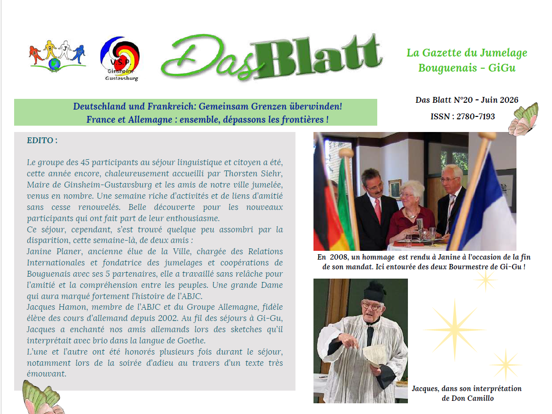 Das Blatt - Juin 2026