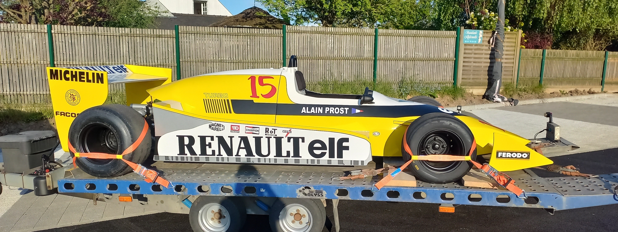 Das Fahrzeug ist angekommen