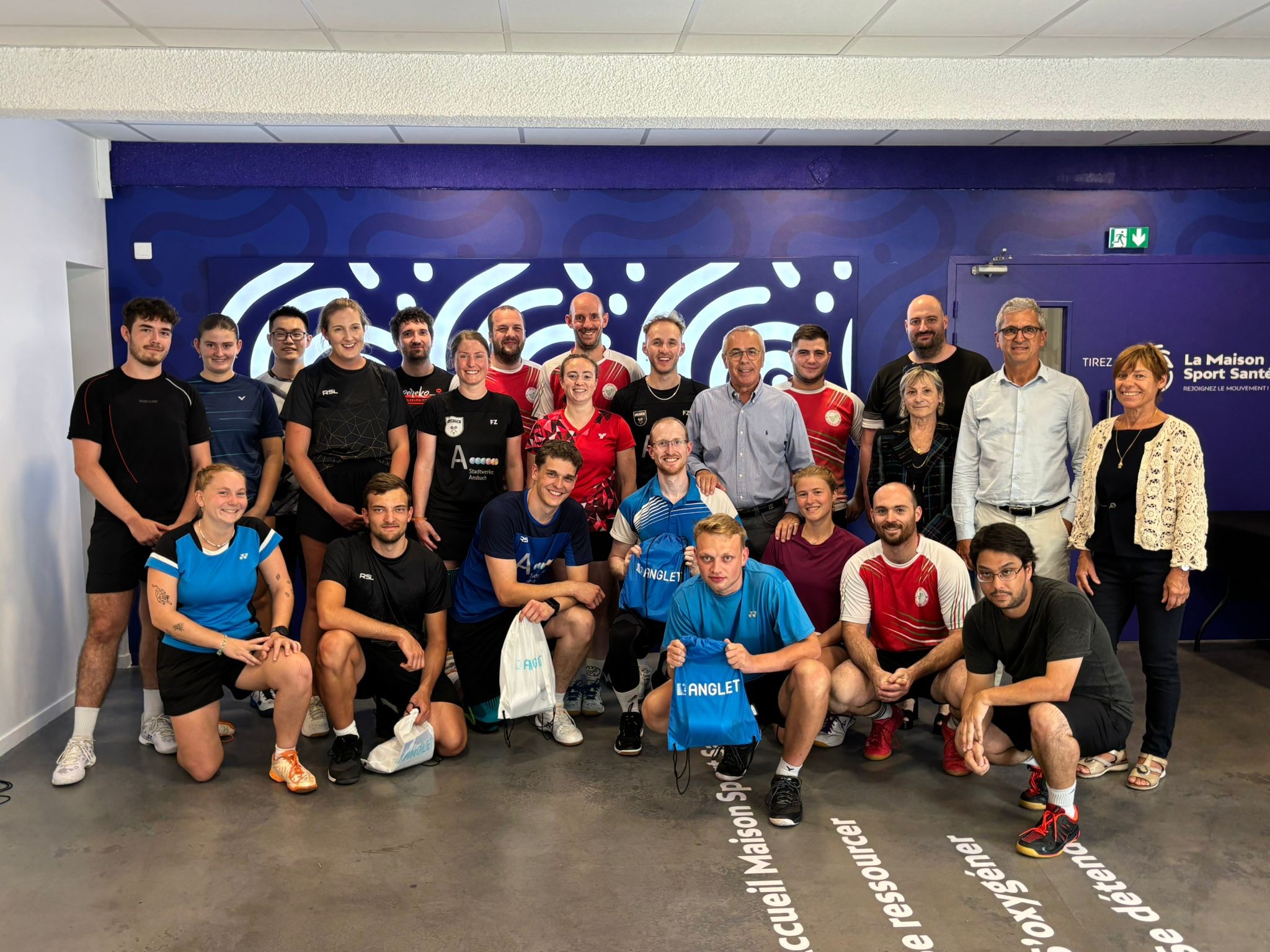 Willkommensempfang der Ansbacher Spieler