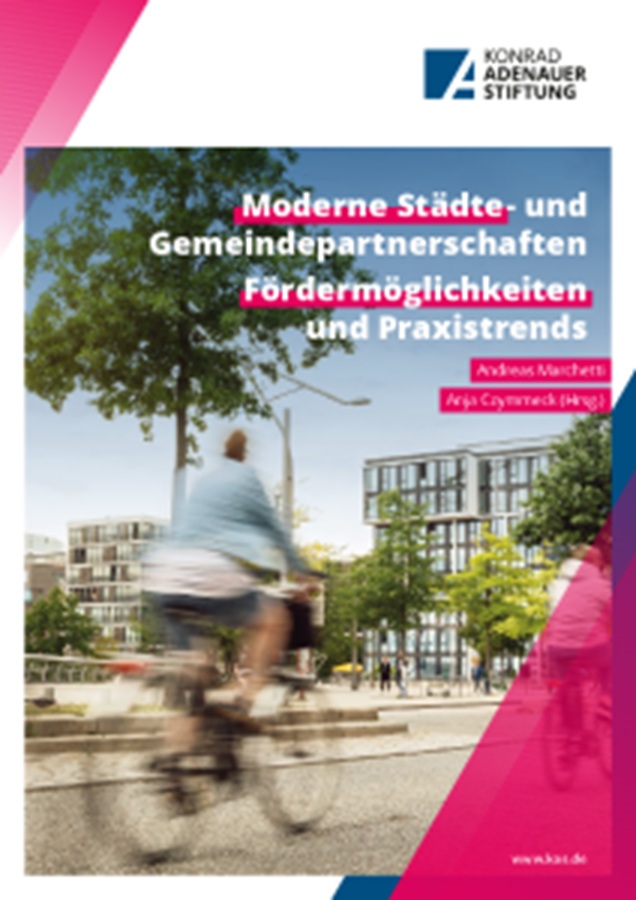 Deckblatt Publikation Städte- und Gemeindepartnerschaften - Handreichungen zur Politischen Bildung