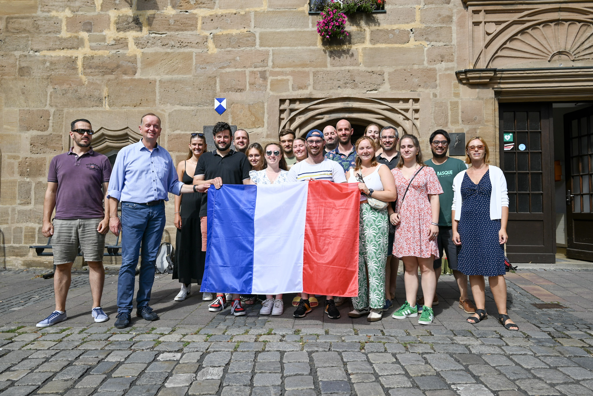 Joueurs de badminton à Ansbach