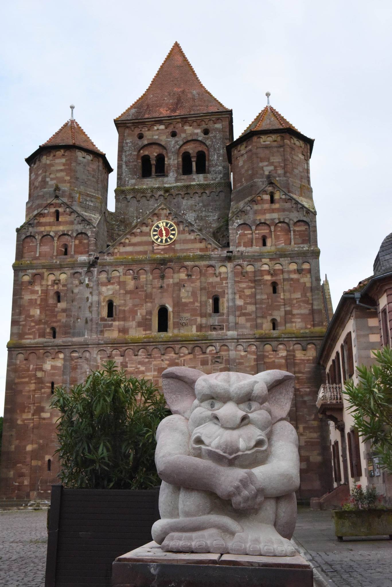 Stadt L'église abbatiale de Marmoutier