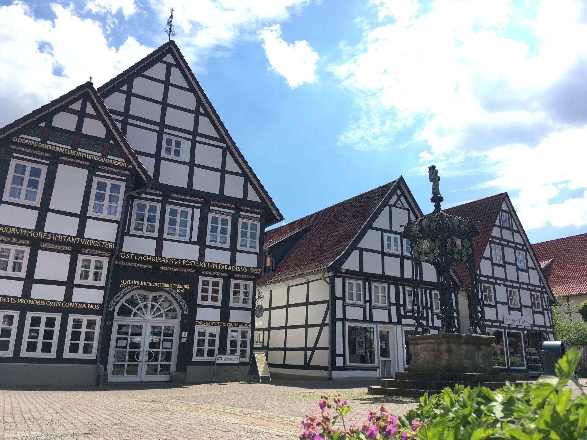 Stadt Historischer Marktplatz in Springe